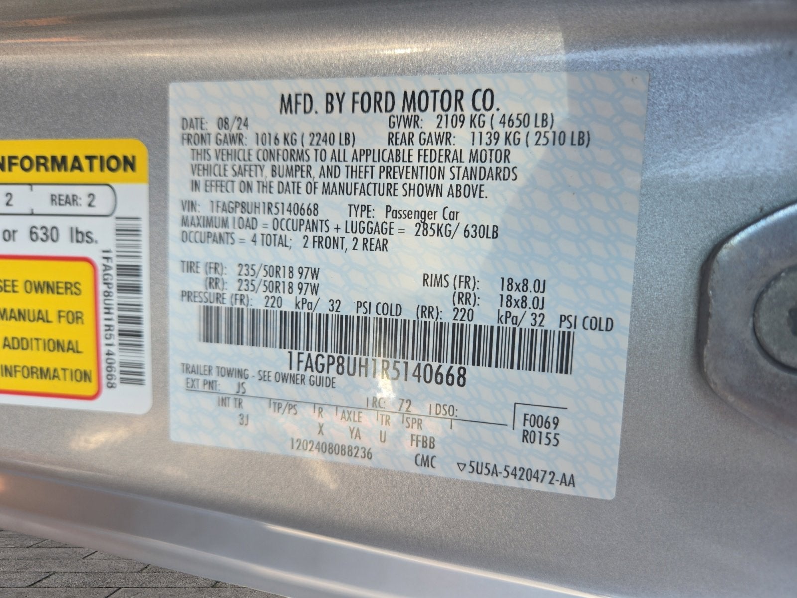 2024 Ford Mustang EcoBoost Premium
