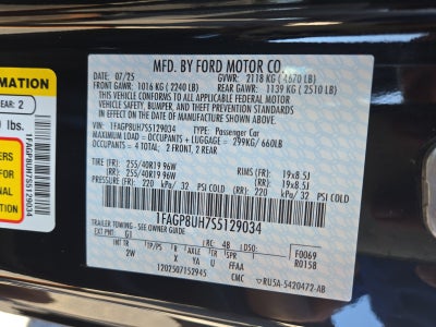 2025 Ford Mustang I4CV