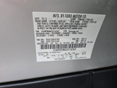 2012 Ford Taurus SEL