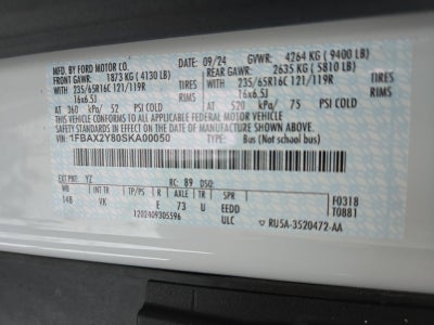 2025 Ford Transit Passenger Wagon XL