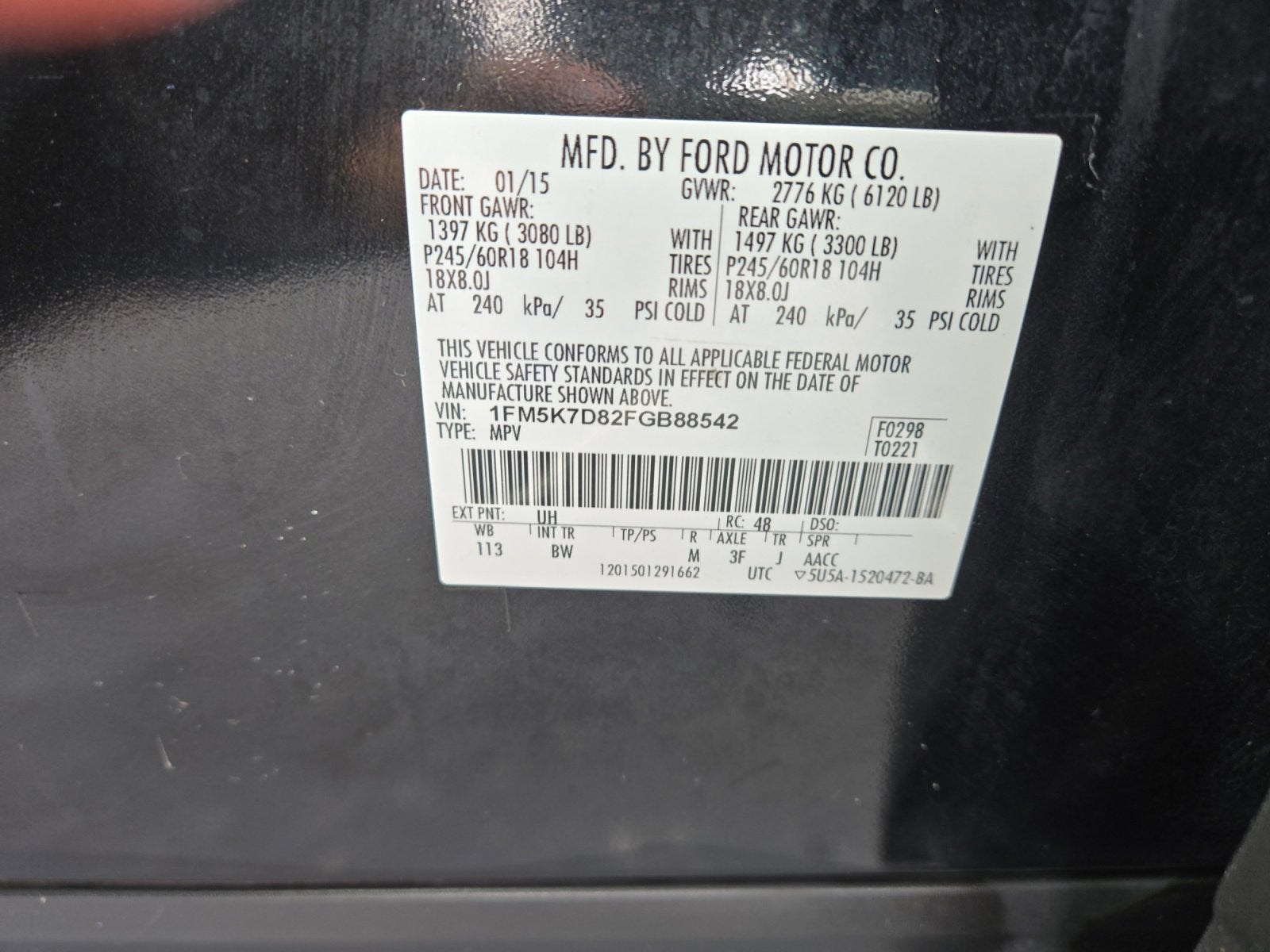 2015 Ford Explorer XLT