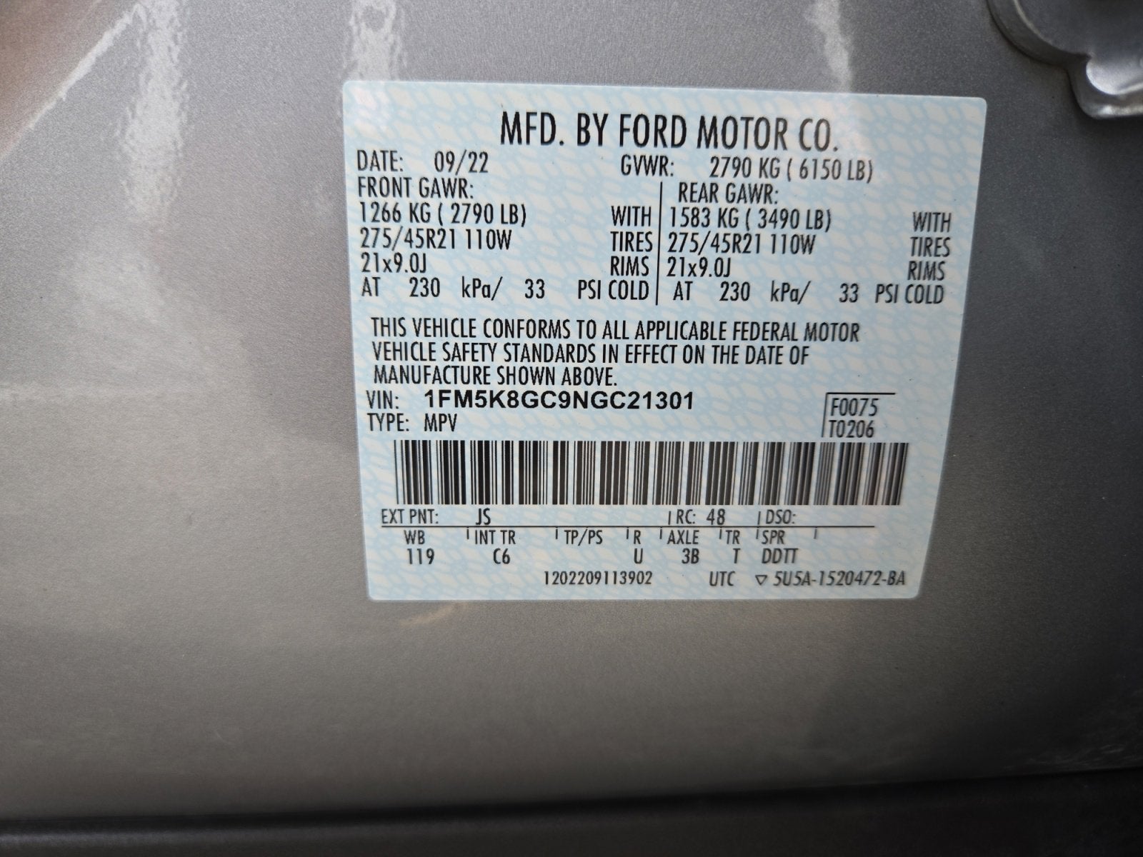 2022 Ford Explorer ST