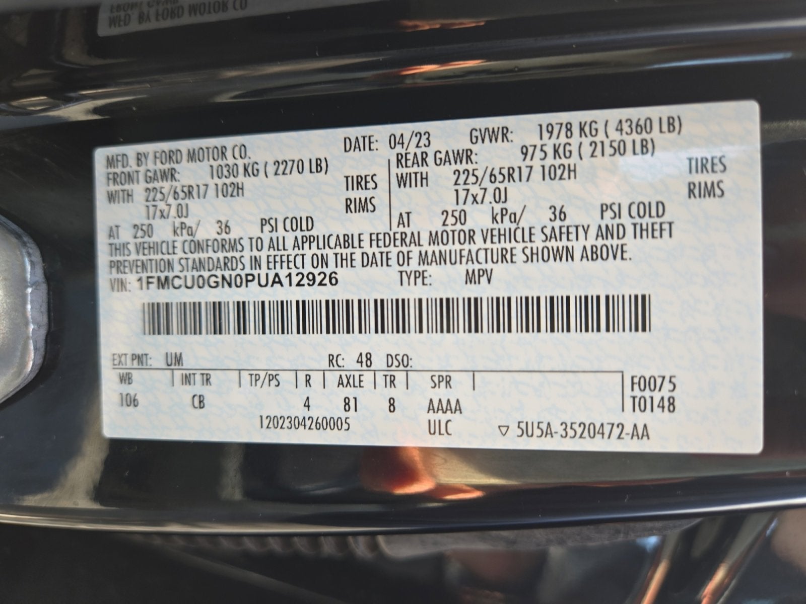 2023 Ford Escape Active