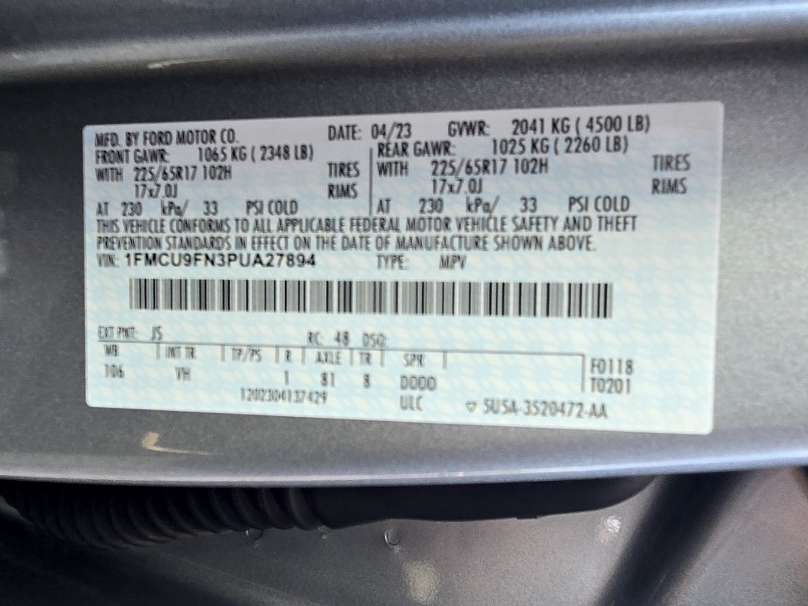 2023 Ford Escape Base
