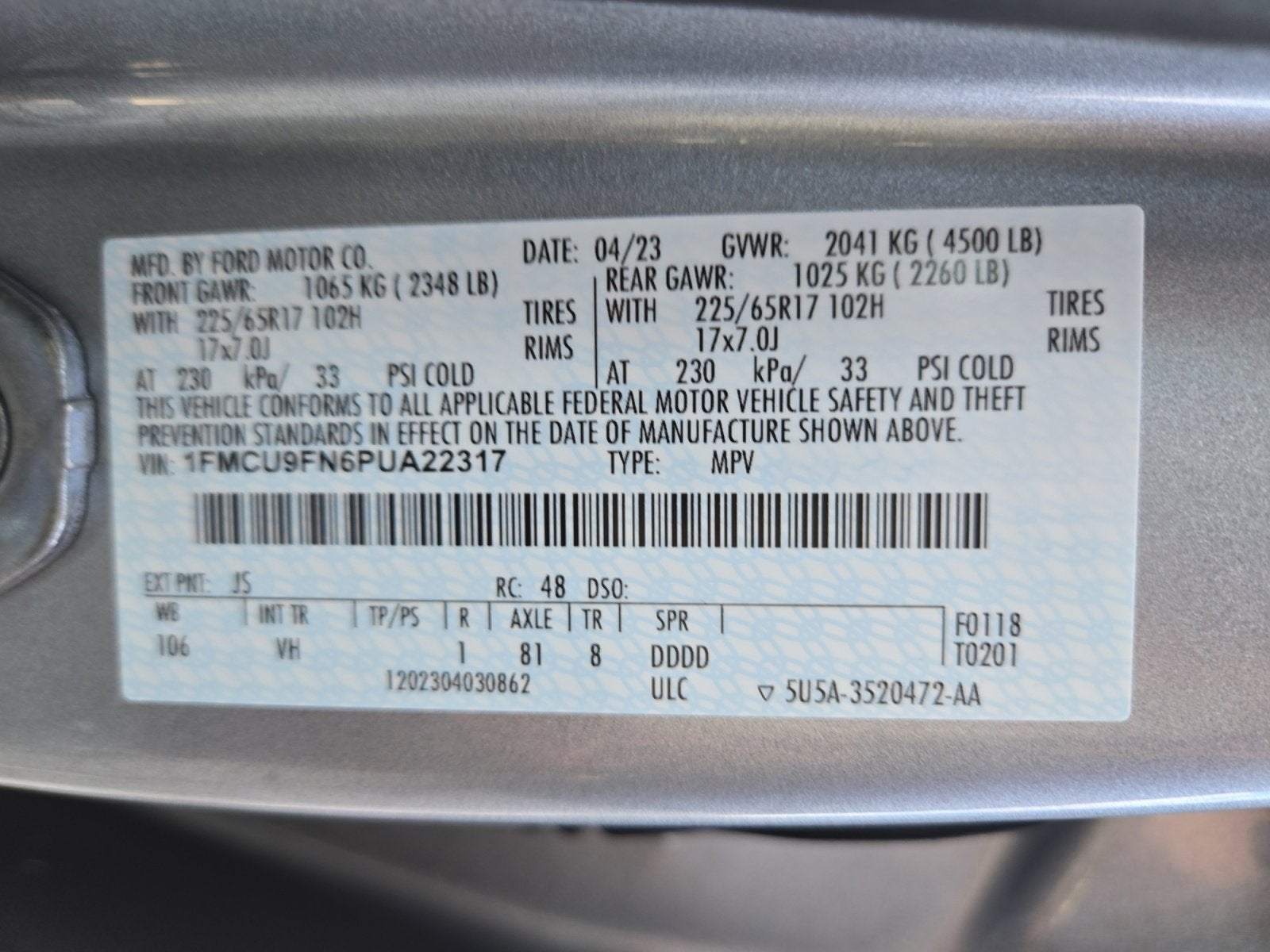 2023 Ford Escape Base