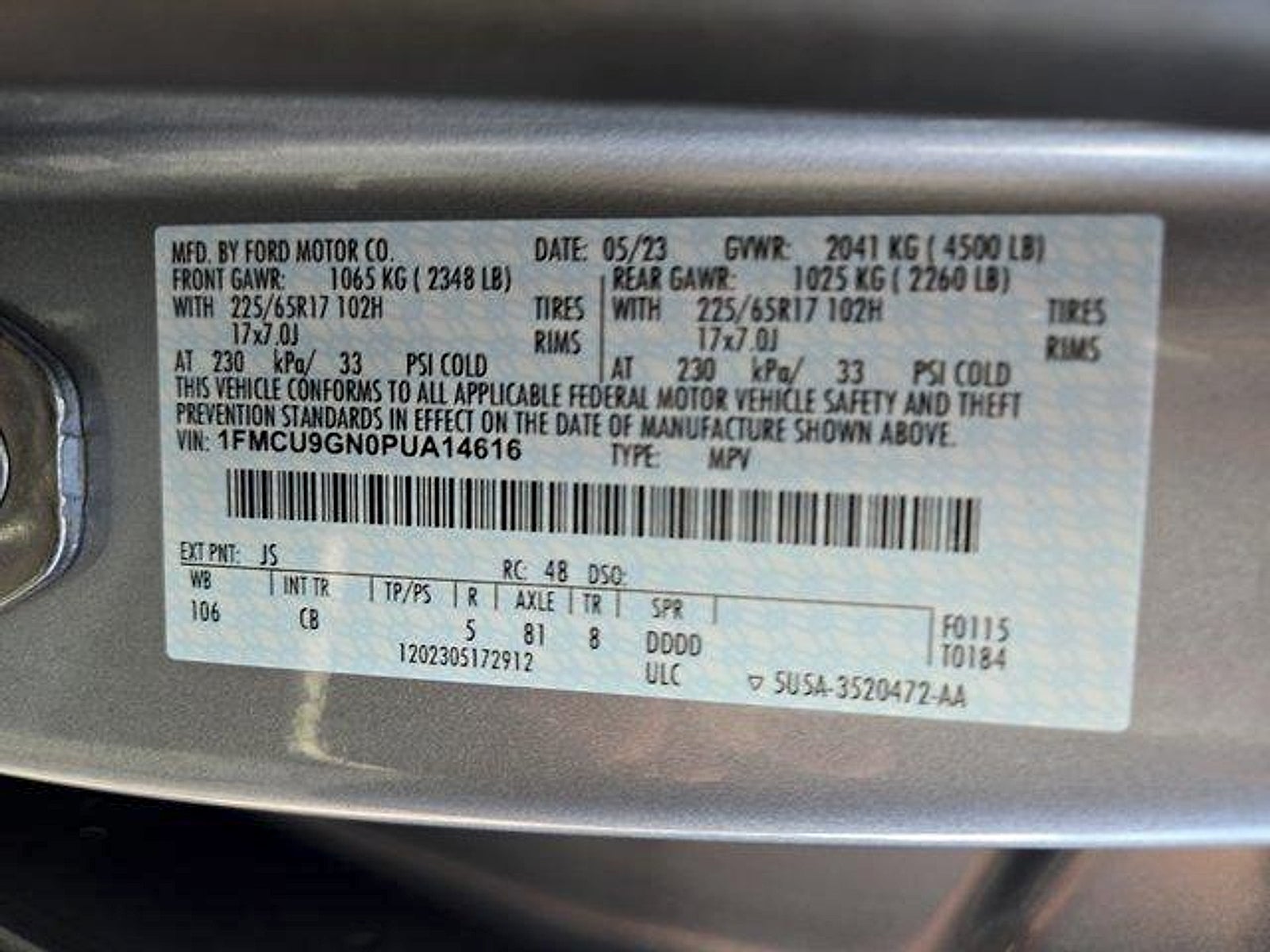 2023 Ford Escape Active