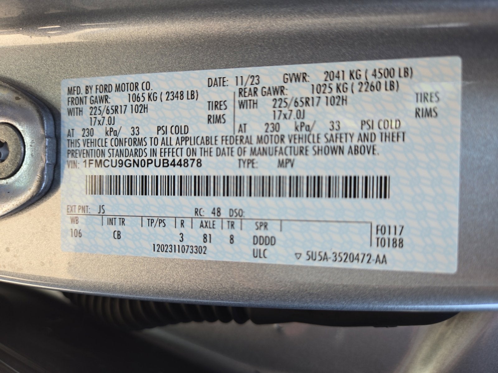 2023 Ford Escape Active