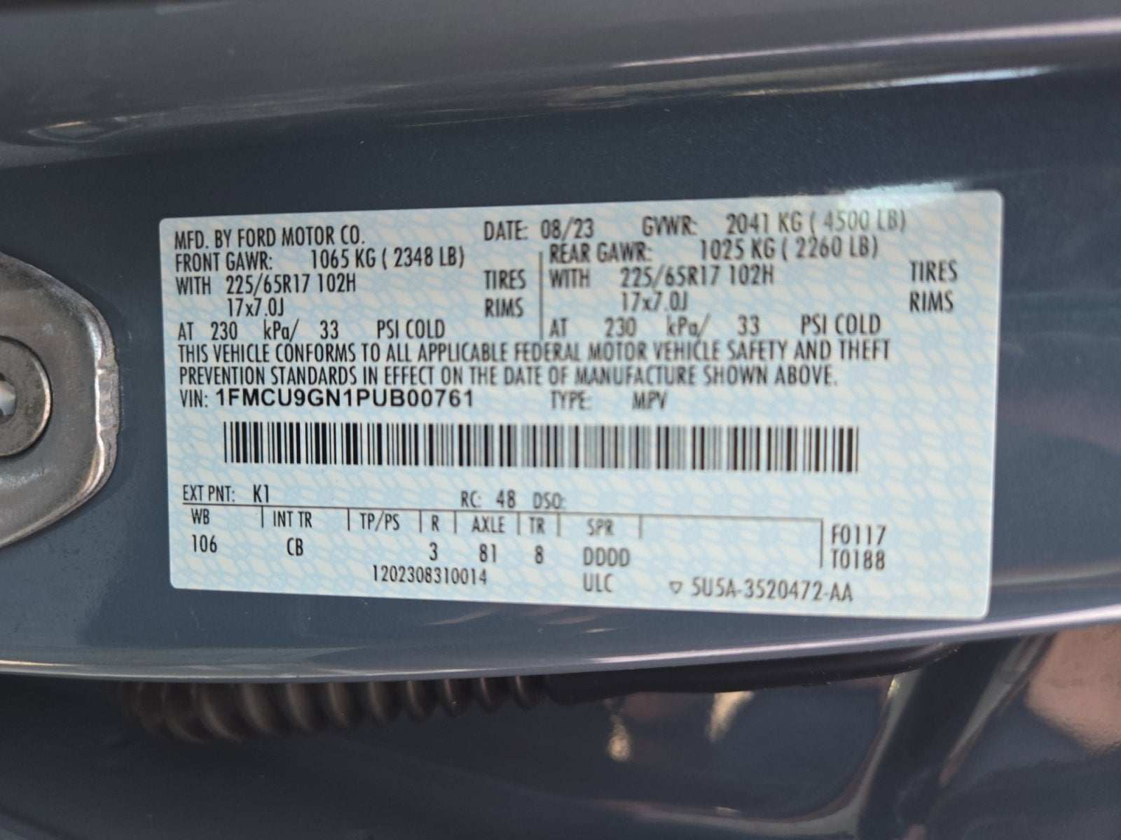 2023 Ford Escape Active