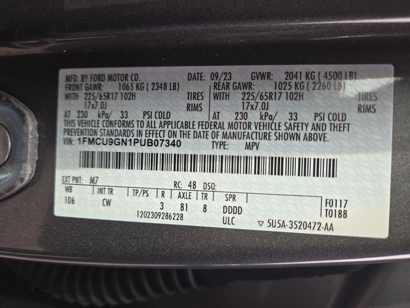 2023 Ford Escape Active