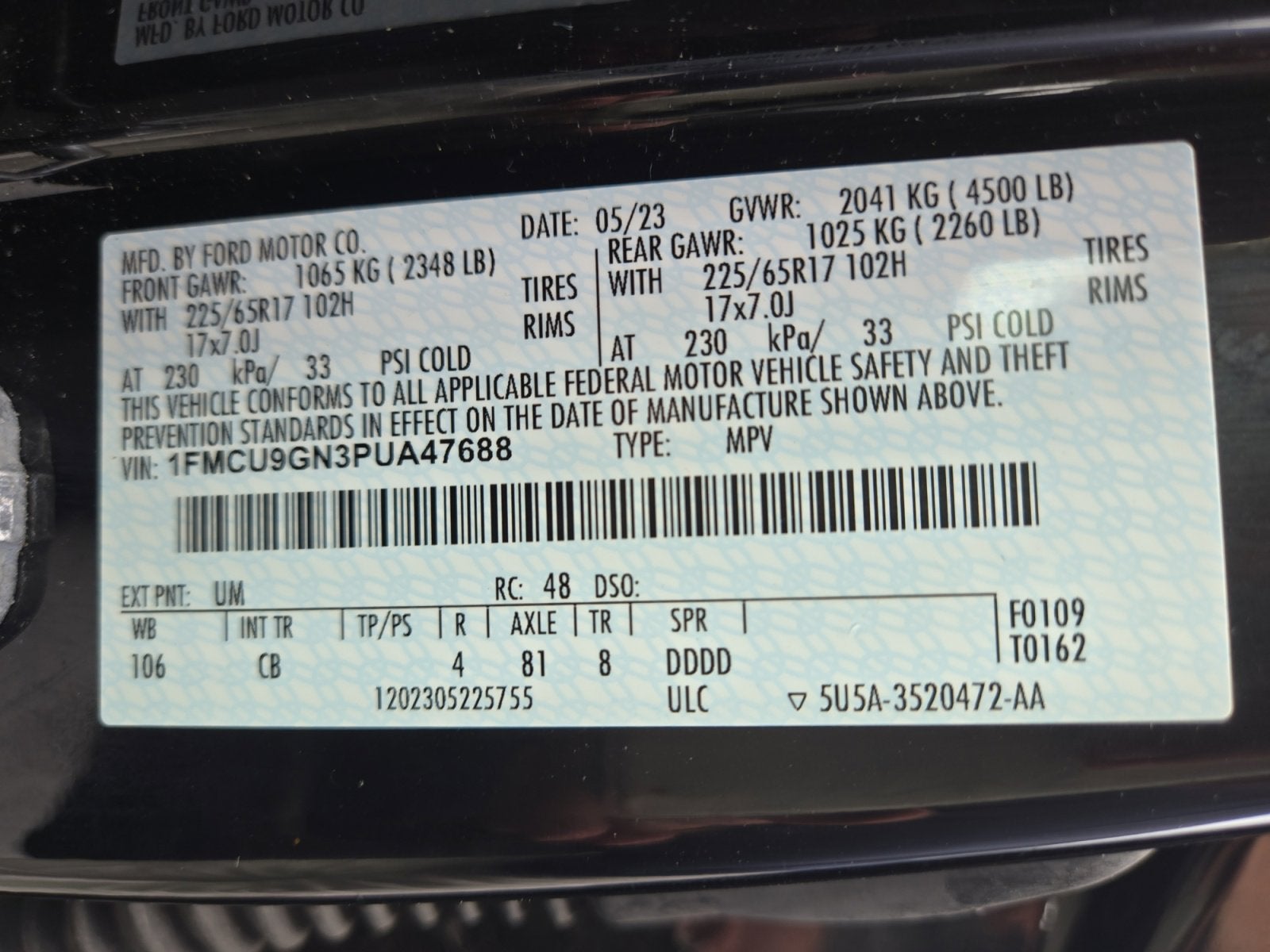 2023 Ford Escape Active