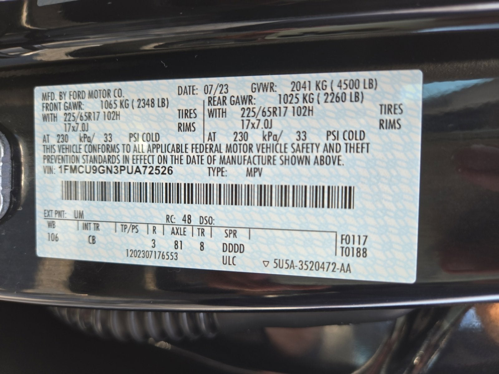 2023 Ford Escape Active