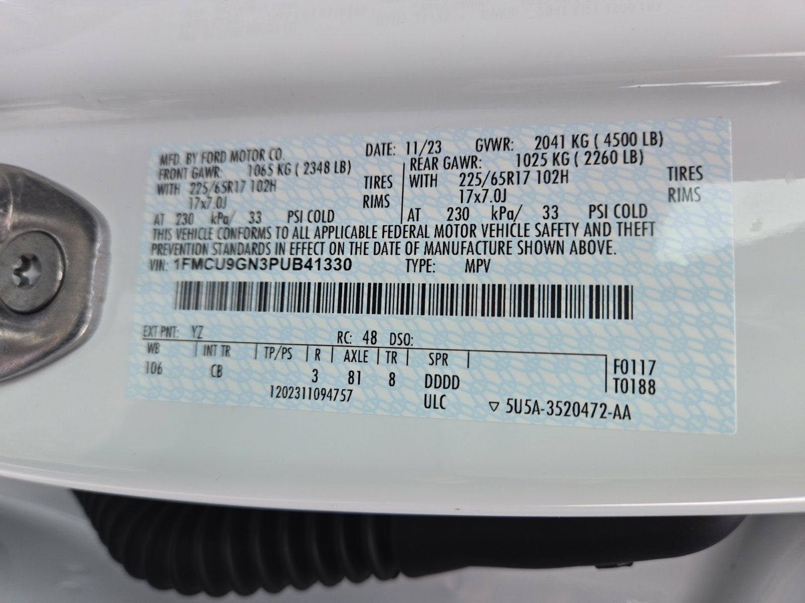 2023 Ford Escape Active