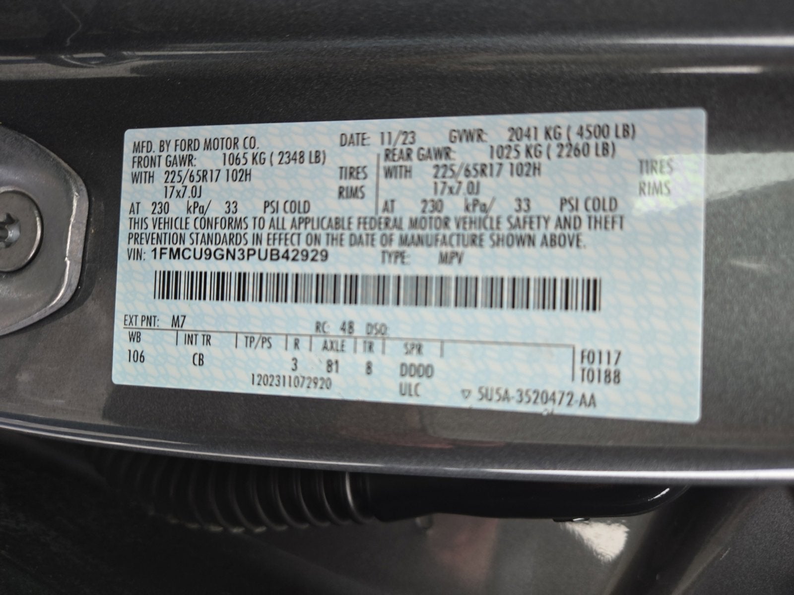 2023 Ford Escape Active