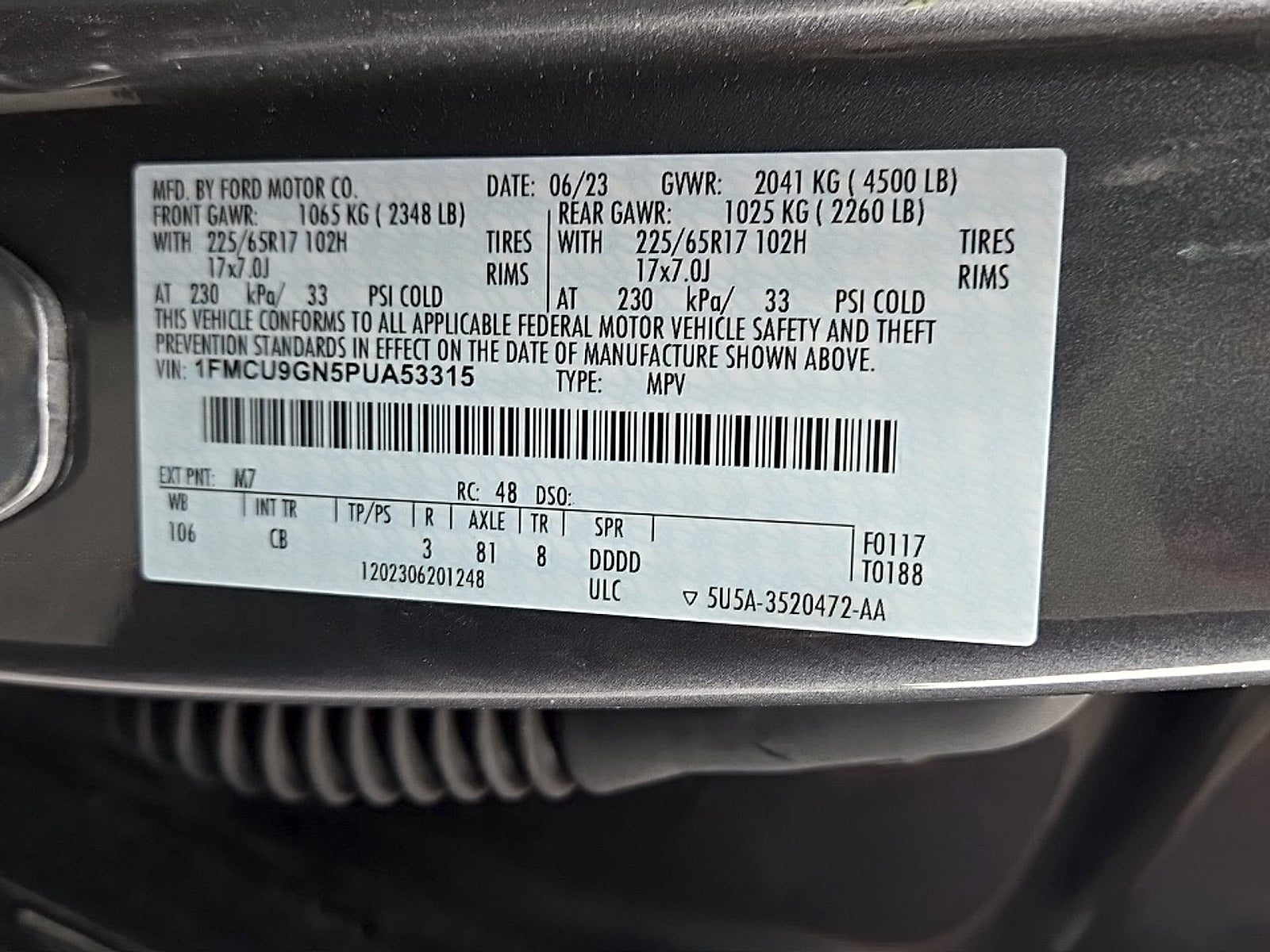 2023 Ford Escape Active