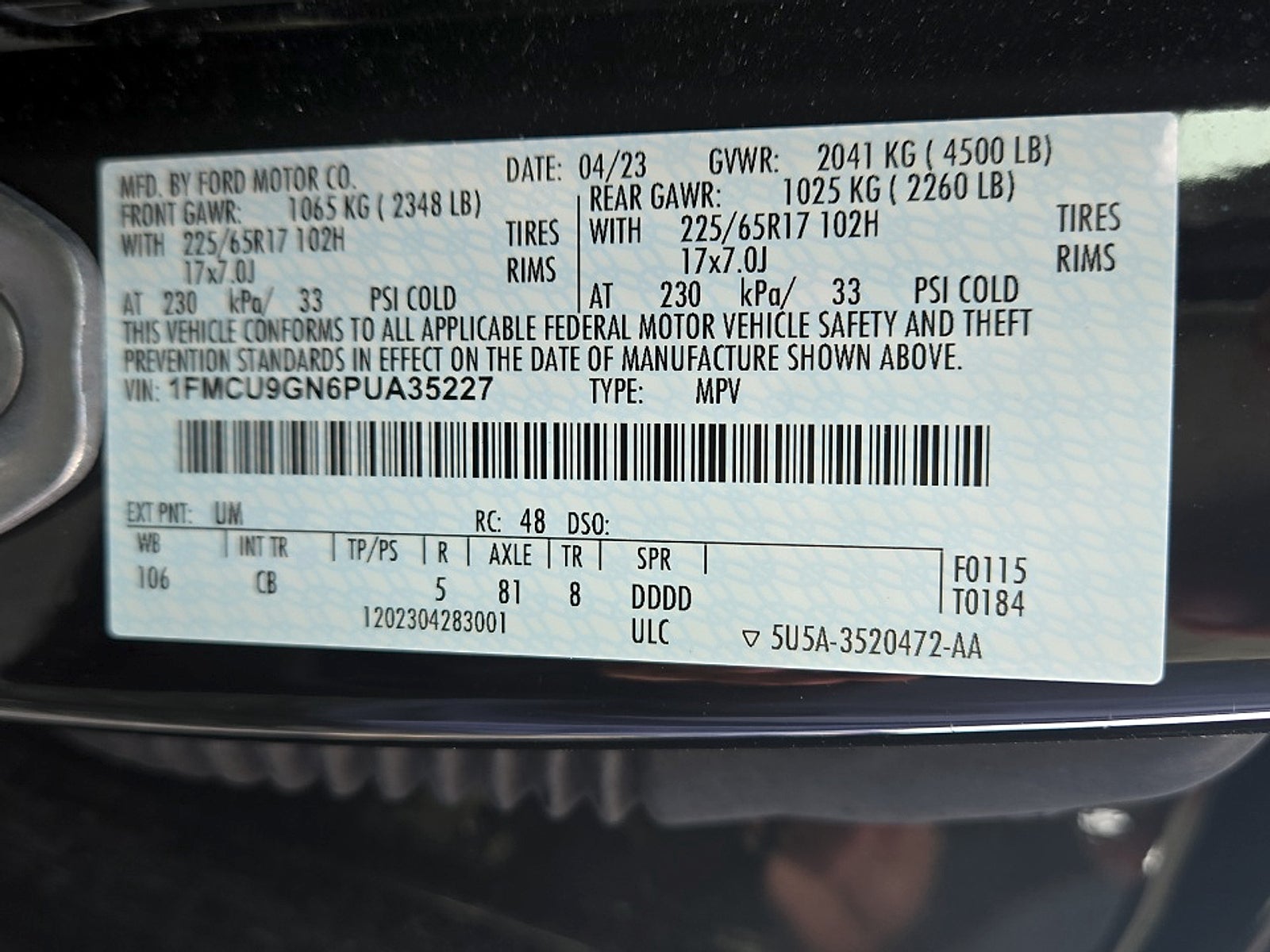 2023 Ford Escape Active