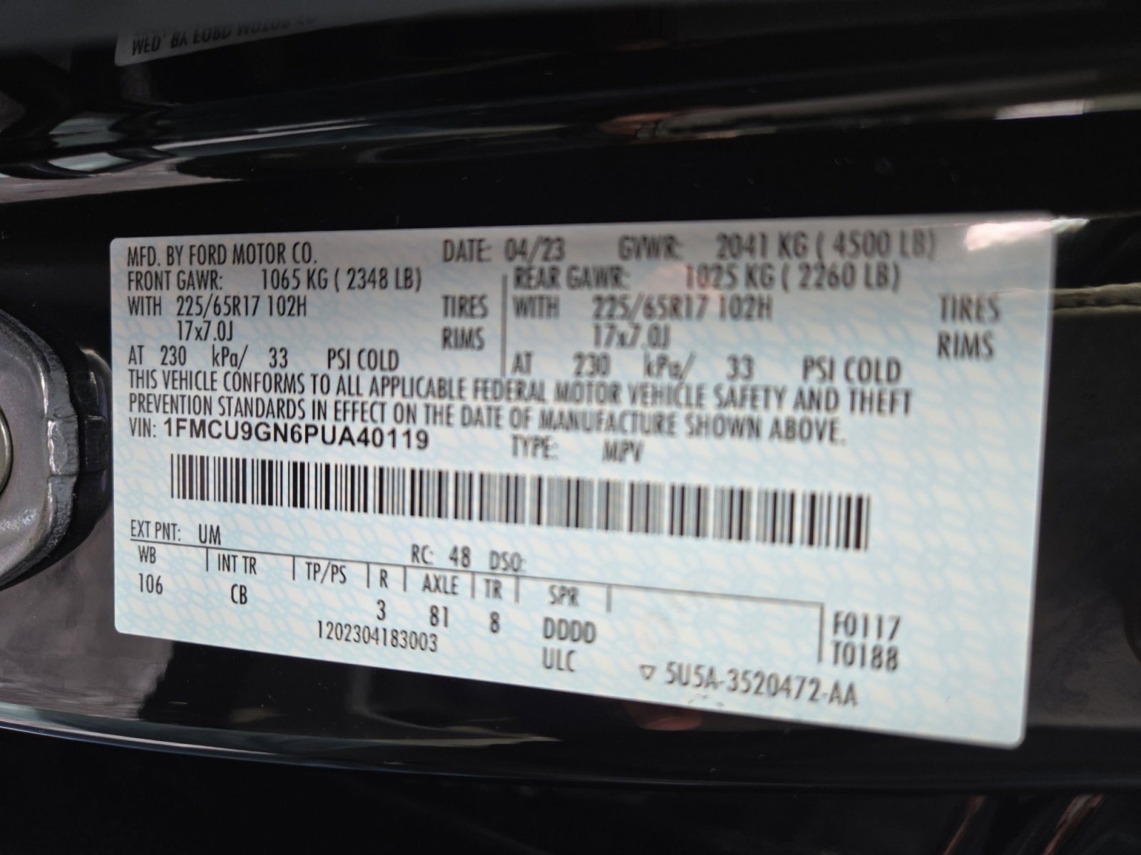 2023 Ford Escape Active