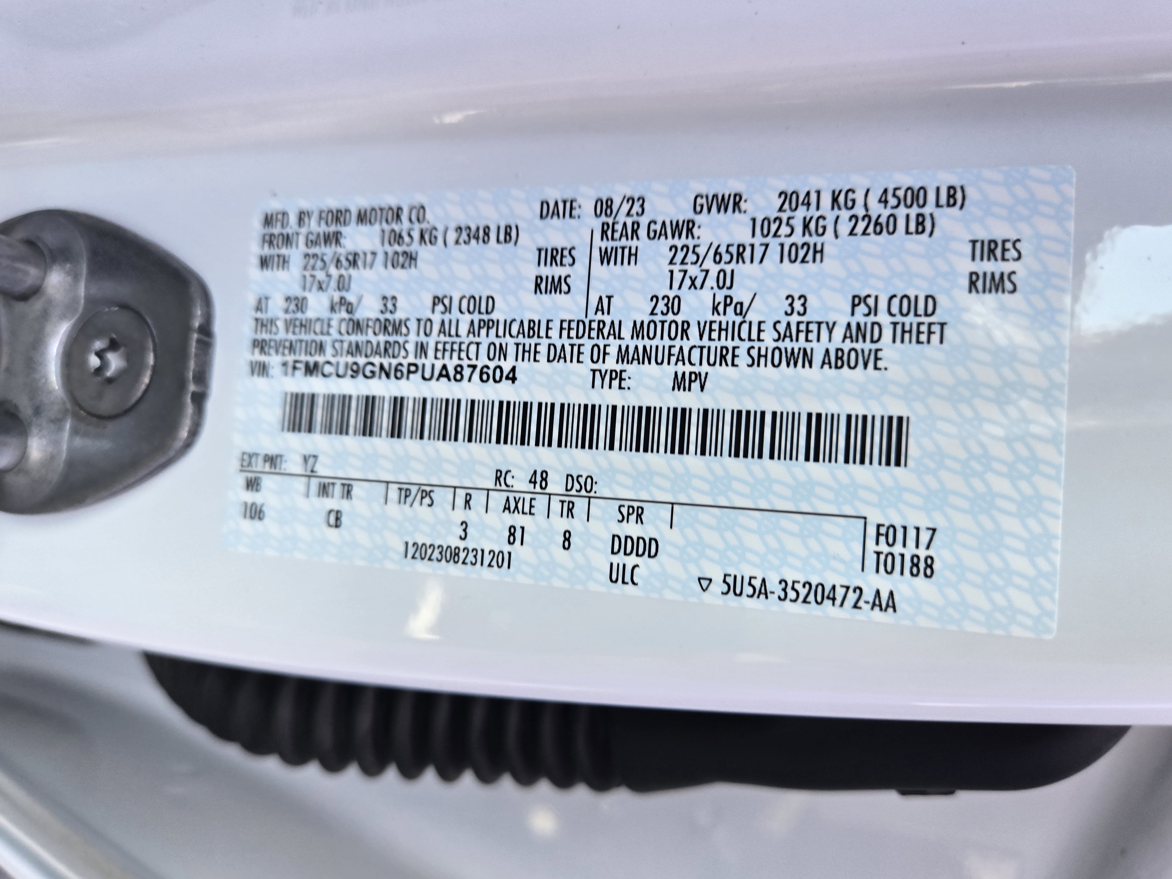 2023 Ford Escape Active