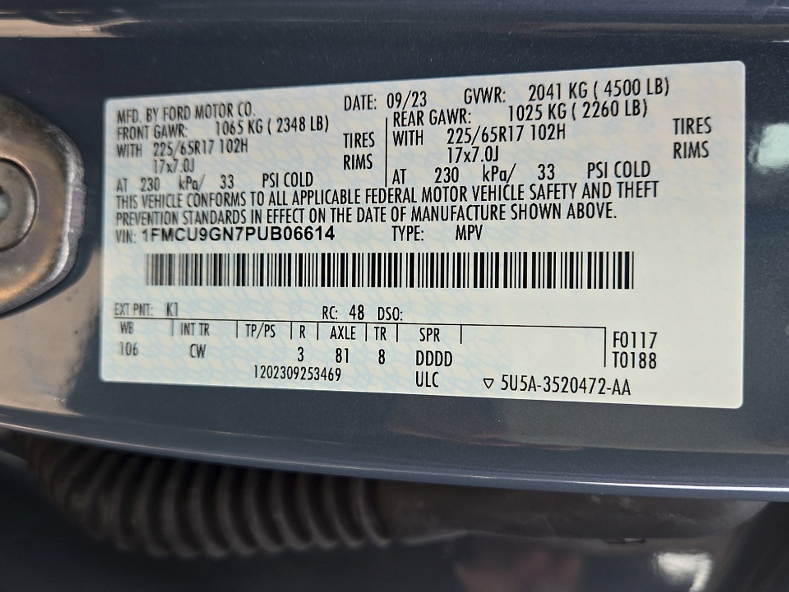 2023 Ford Escape Active
