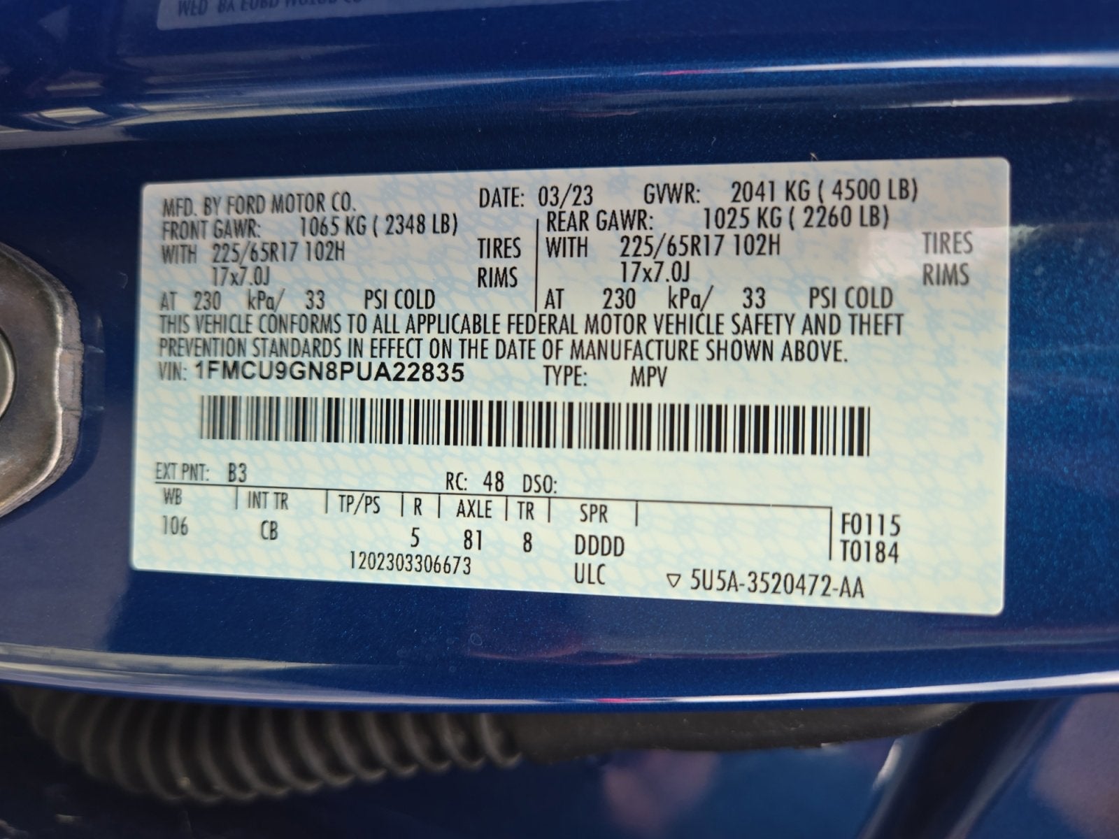 2023 Ford Escape Active