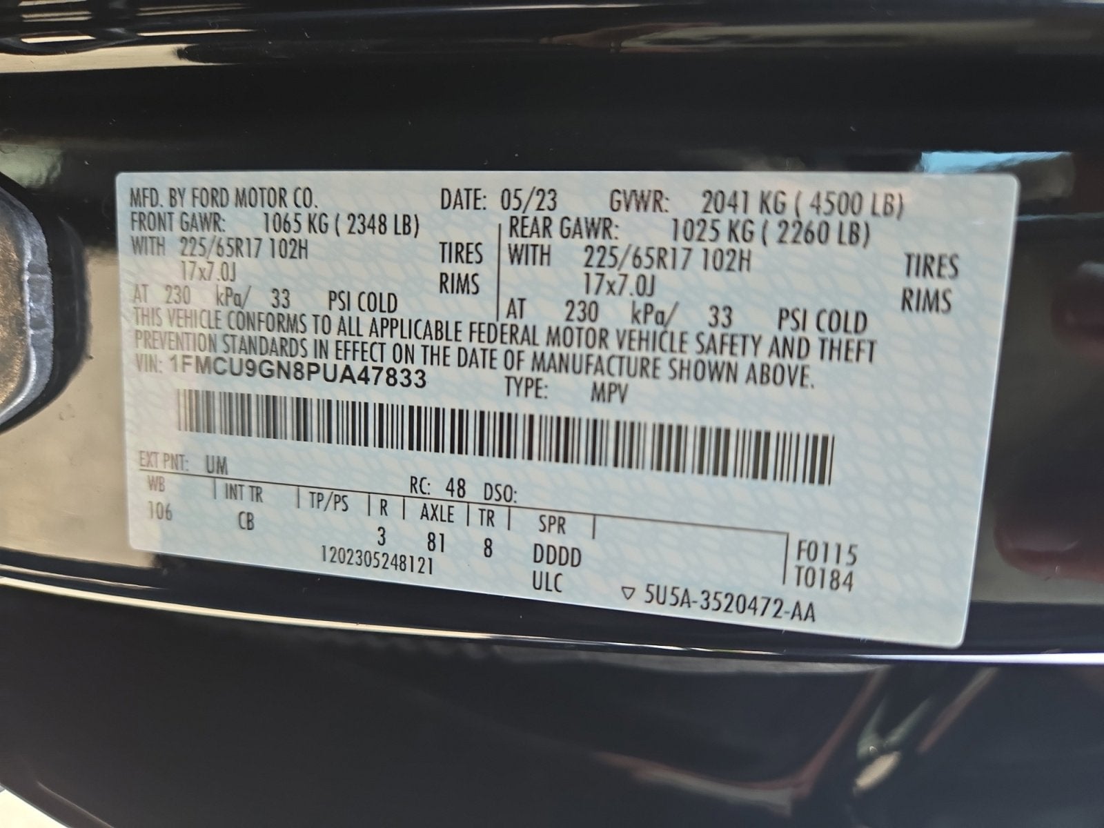 2023 Ford Escape Active