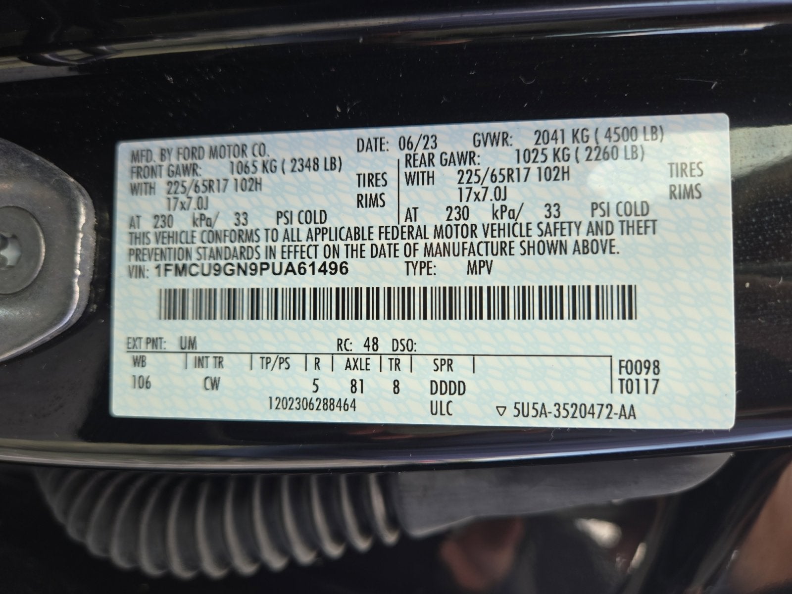 2023 Ford Escape Active