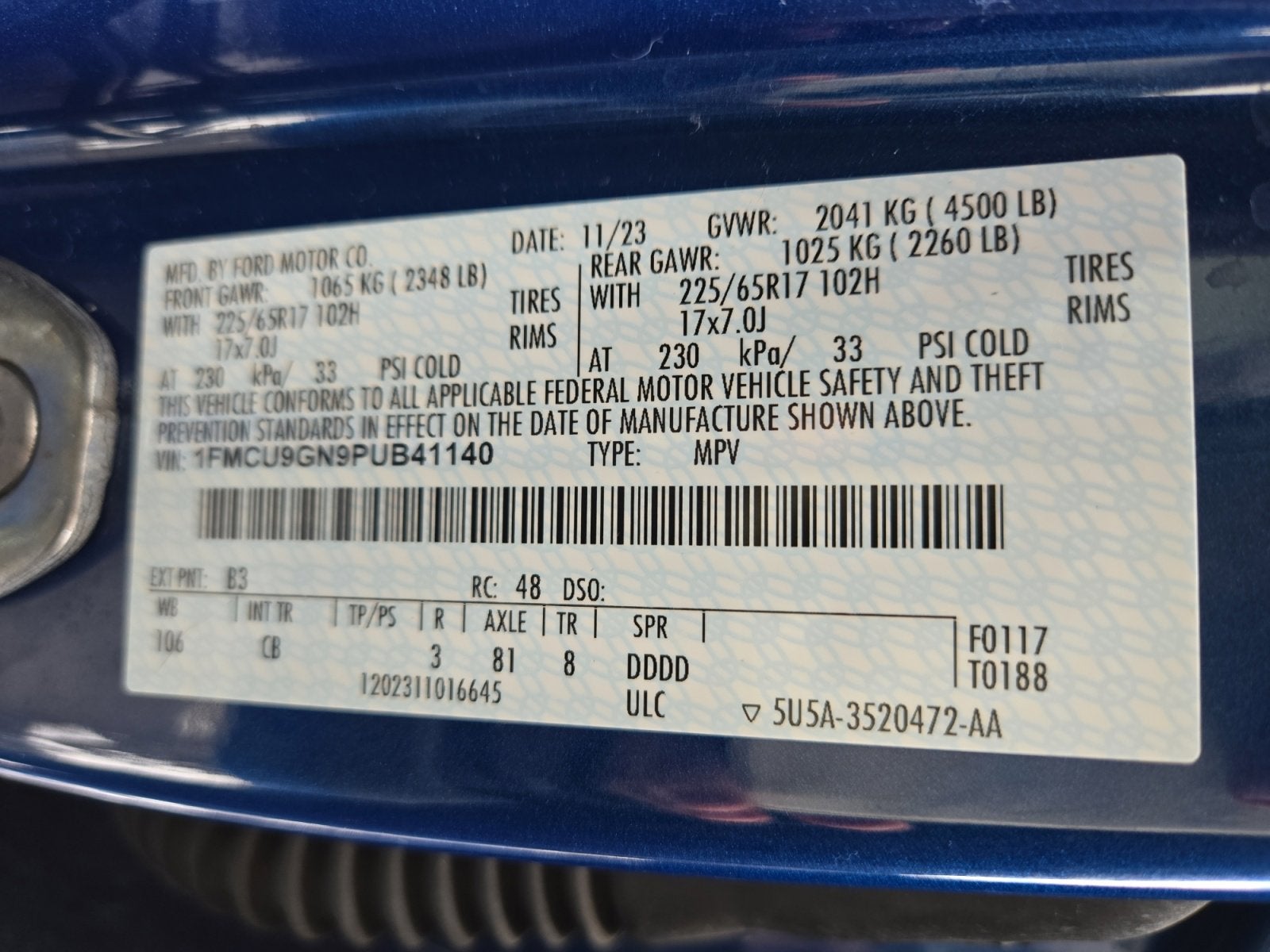 2023 Ford Escape Active