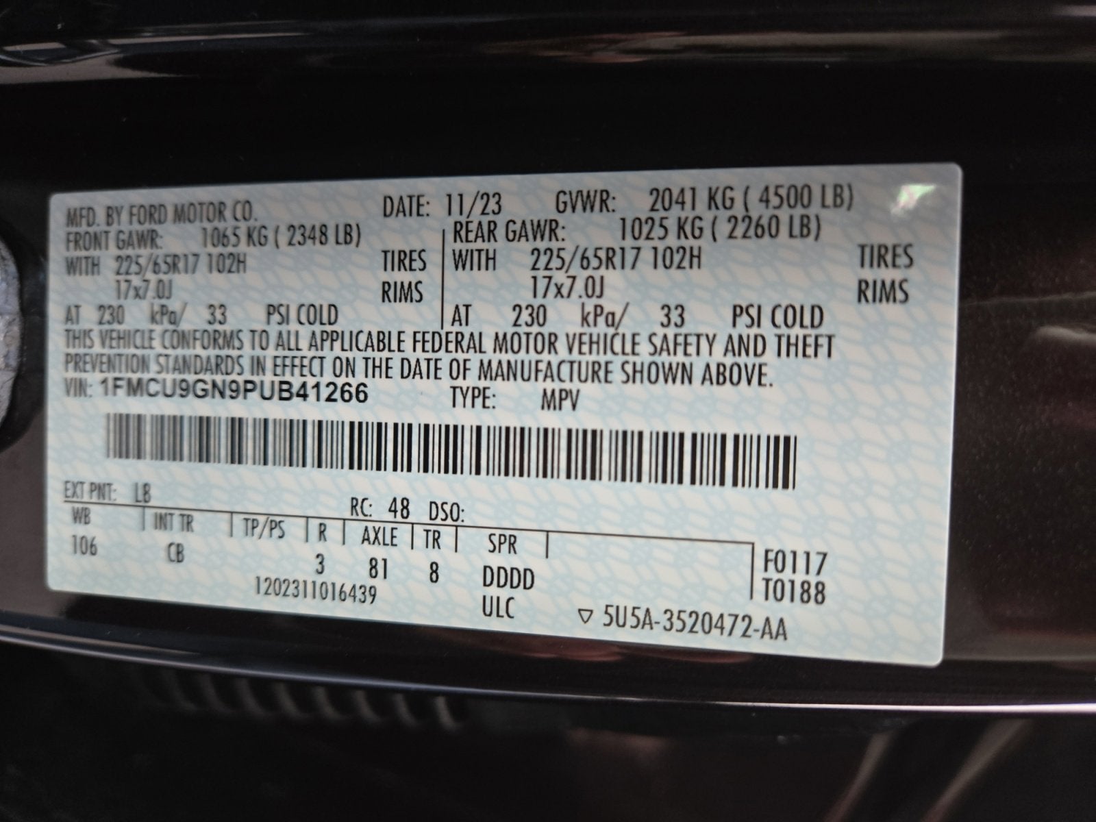 2023 Ford Escape Active