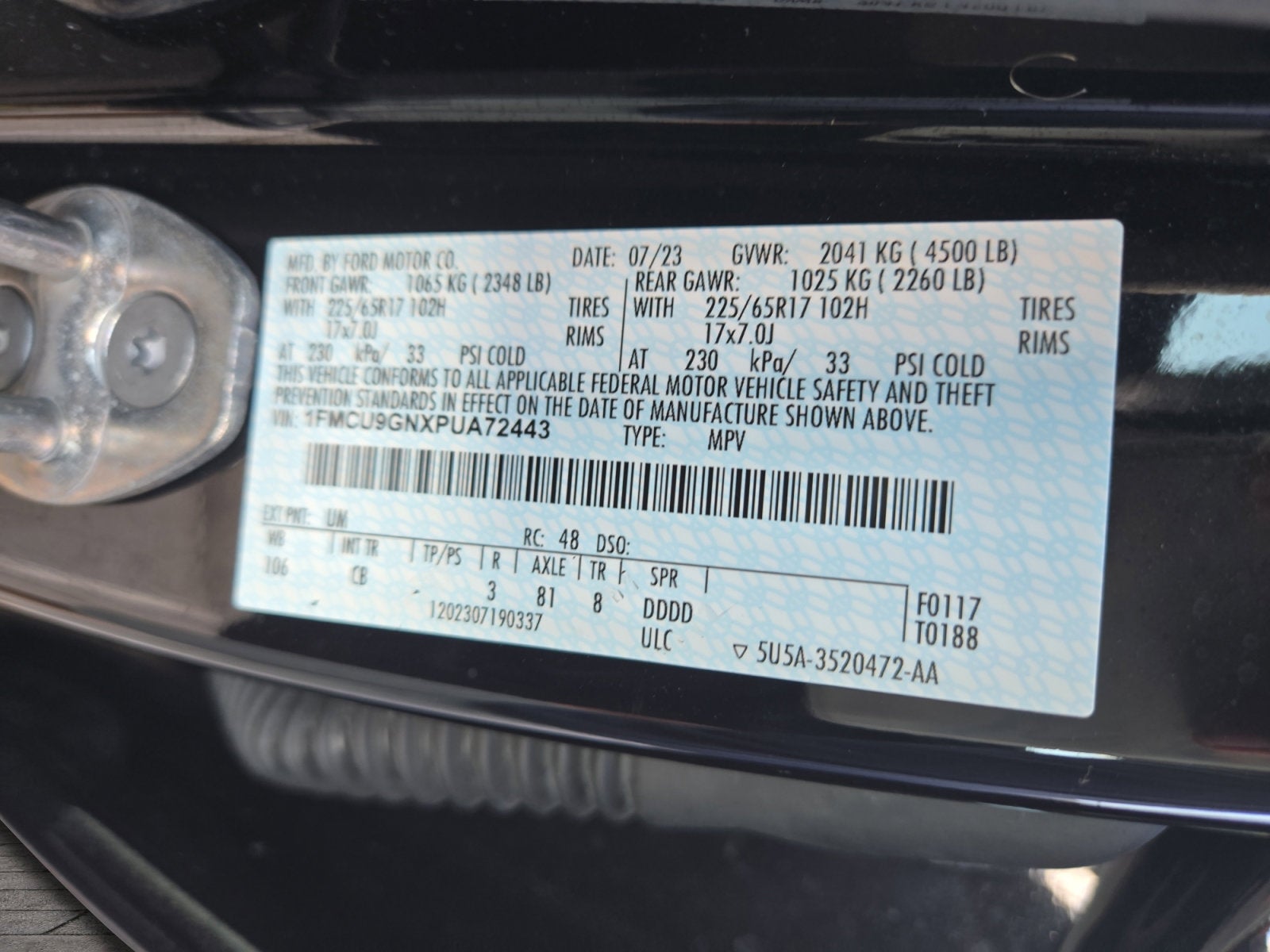 2023 Ford Escape Active