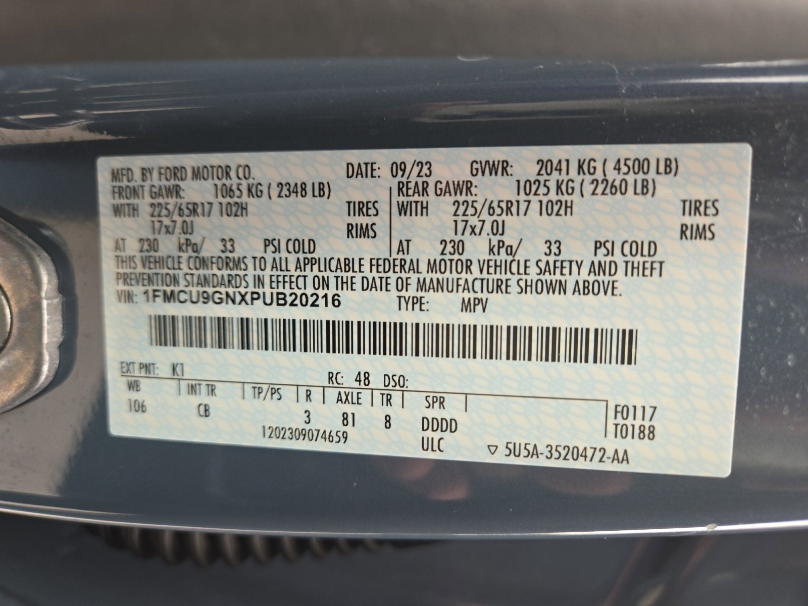 2023 Ford Escape Active