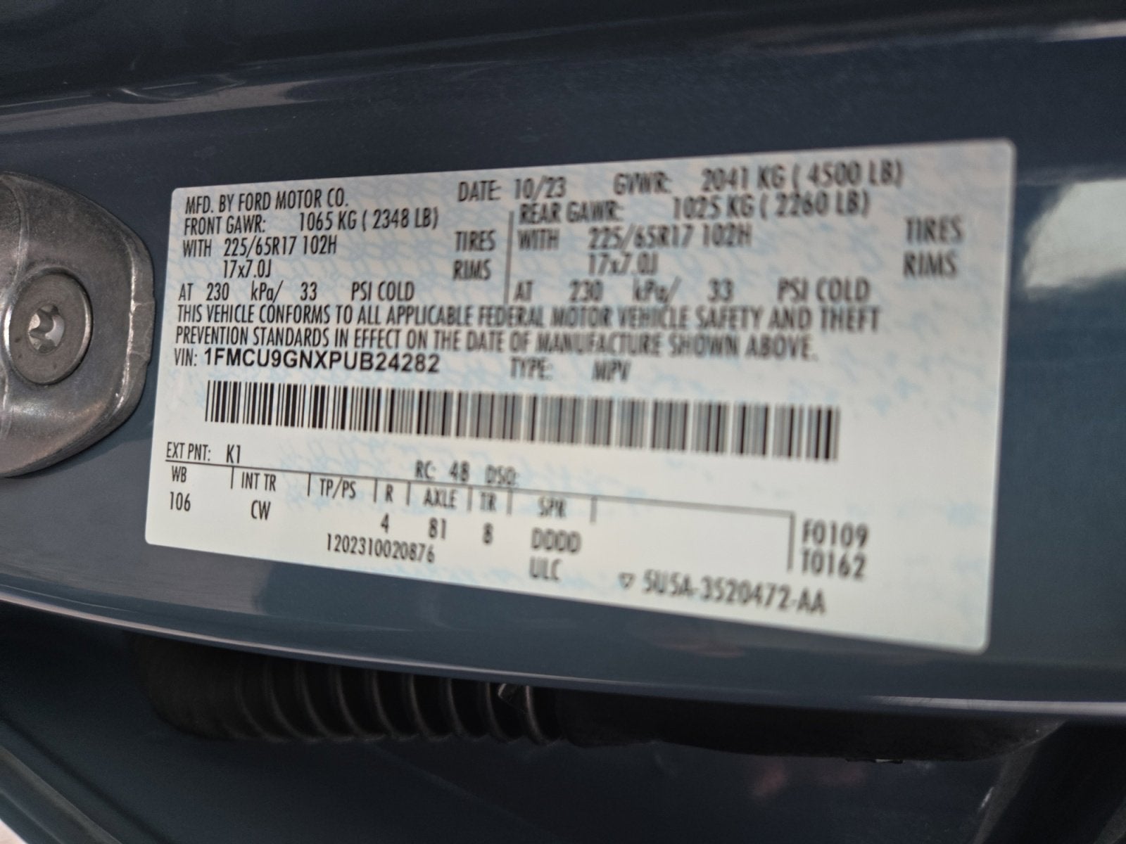 2023 Ford Escape Active