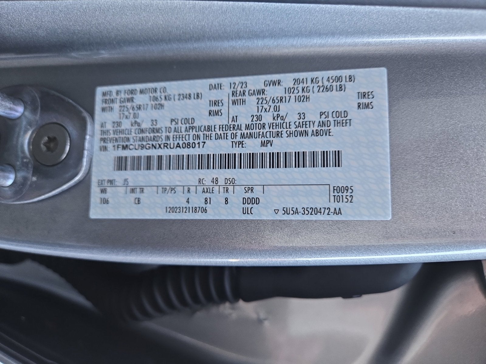 2024 Ford Escape Active