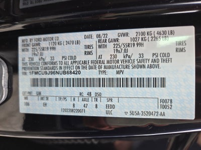 2022 Ford Escape Titanium