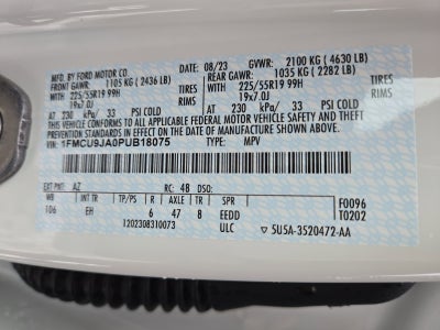 2023 Ford Escape Platinum