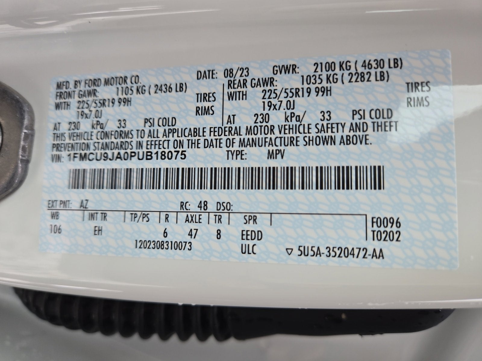 2023 Ford Escape Platinum