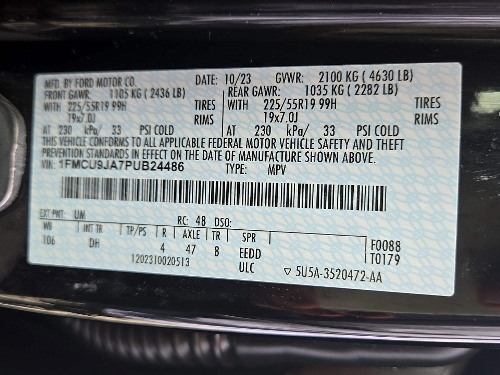 2023 Ford Escape Platinum