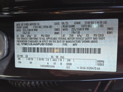 2023 Ford Escape Platinum