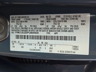 2023 Ford Escape Platinum