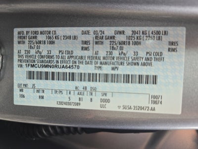 2024 Ford Escape ST-Line