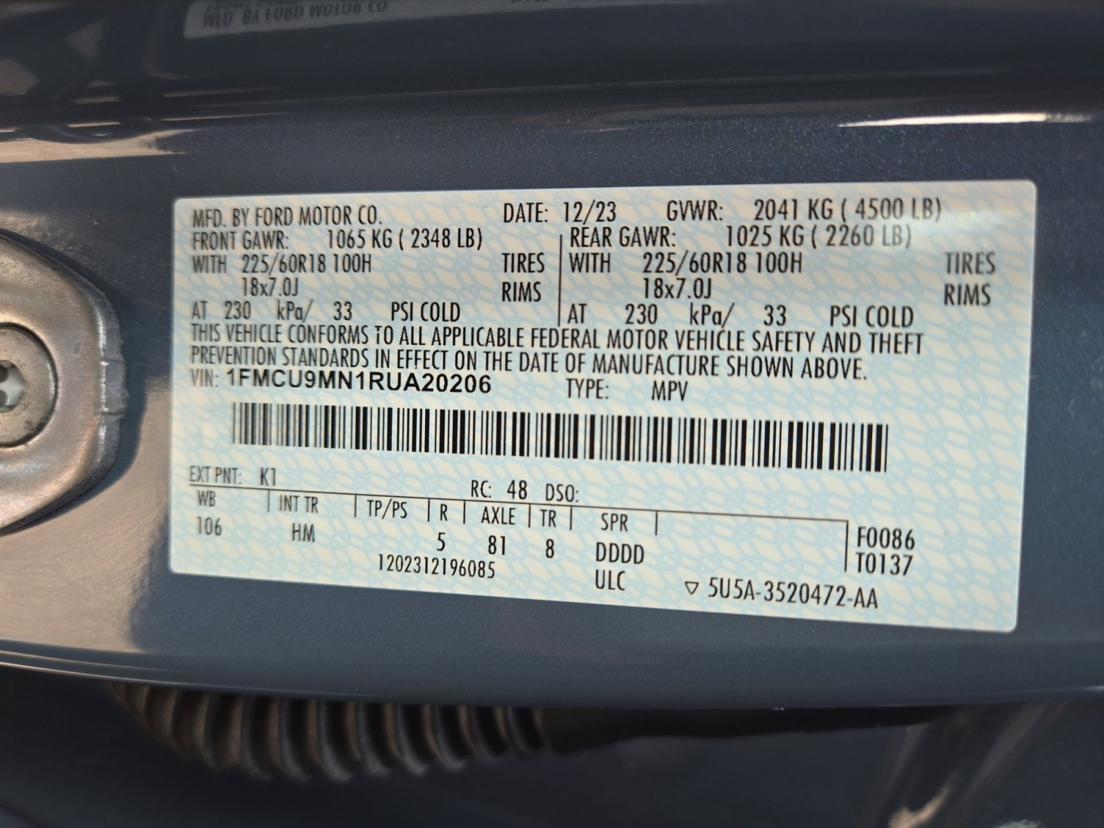 2024 Ford Escape ST-Line