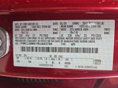 2024 Ford Escape ST-Line