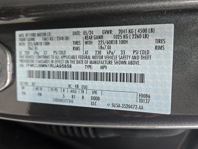 2024 Ford Escape ST-Line