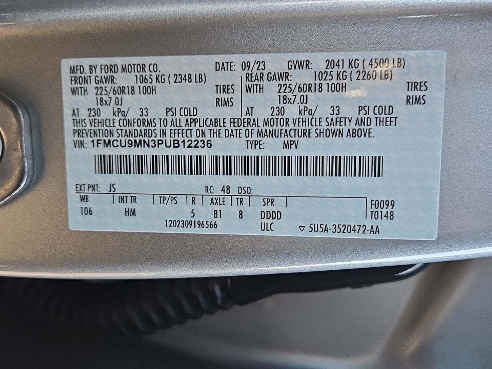 2023 Ford Escape ST-Line