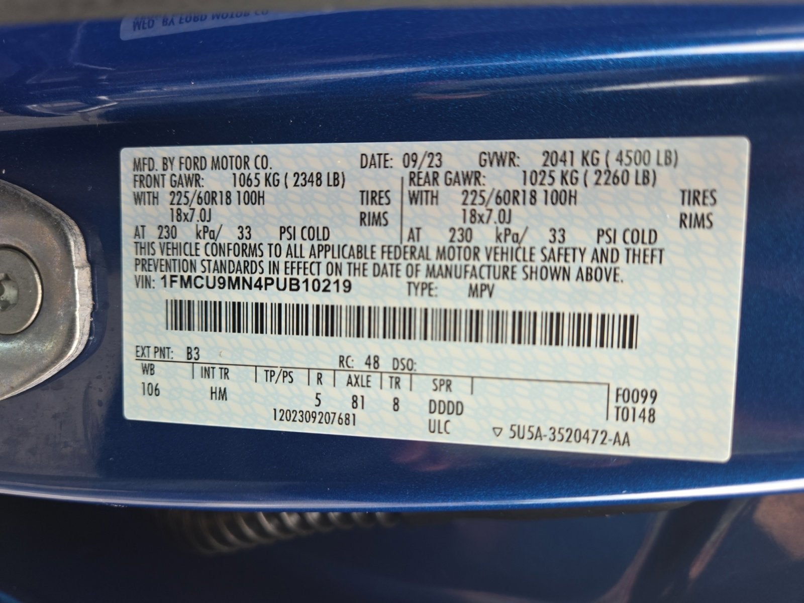 2023 Ford Escape ST-Line