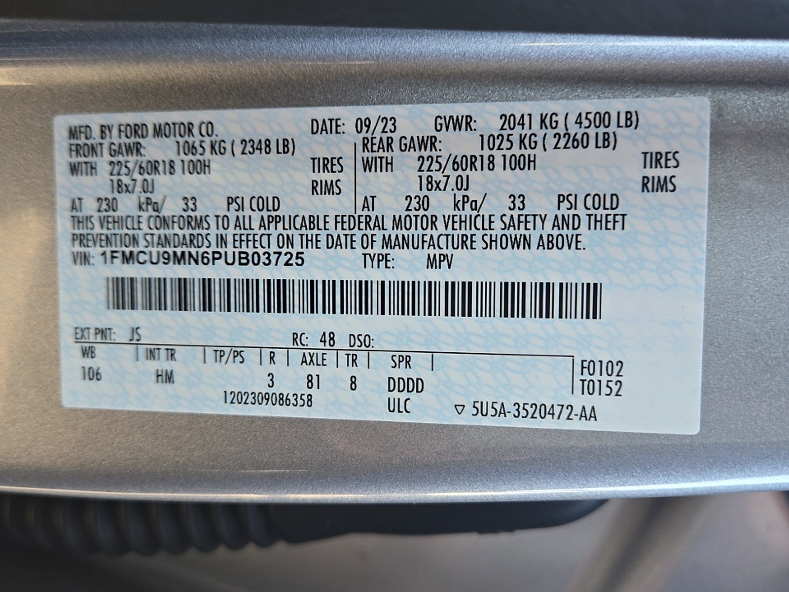 2023 Ford Escape ST-Line