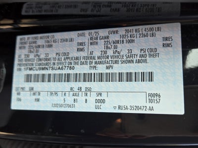 2025 Ford Escape ST-Line
