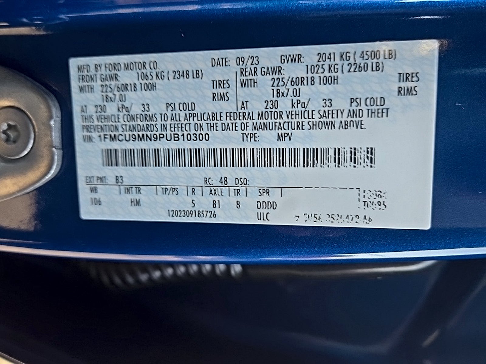 2023 Ford Escape ST-Line