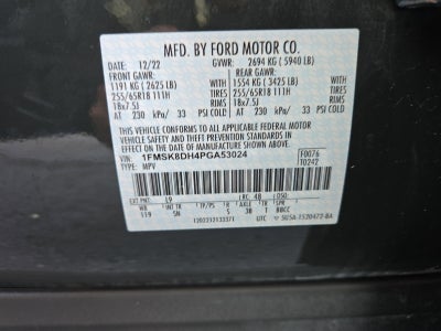 2023 Ford Explorer XLT