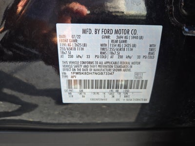 2022 Ford Explorer XLT