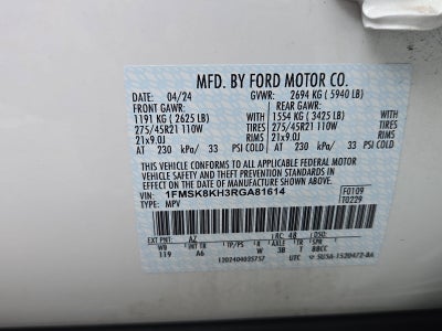 2024 Ford Explorer ST-Line
