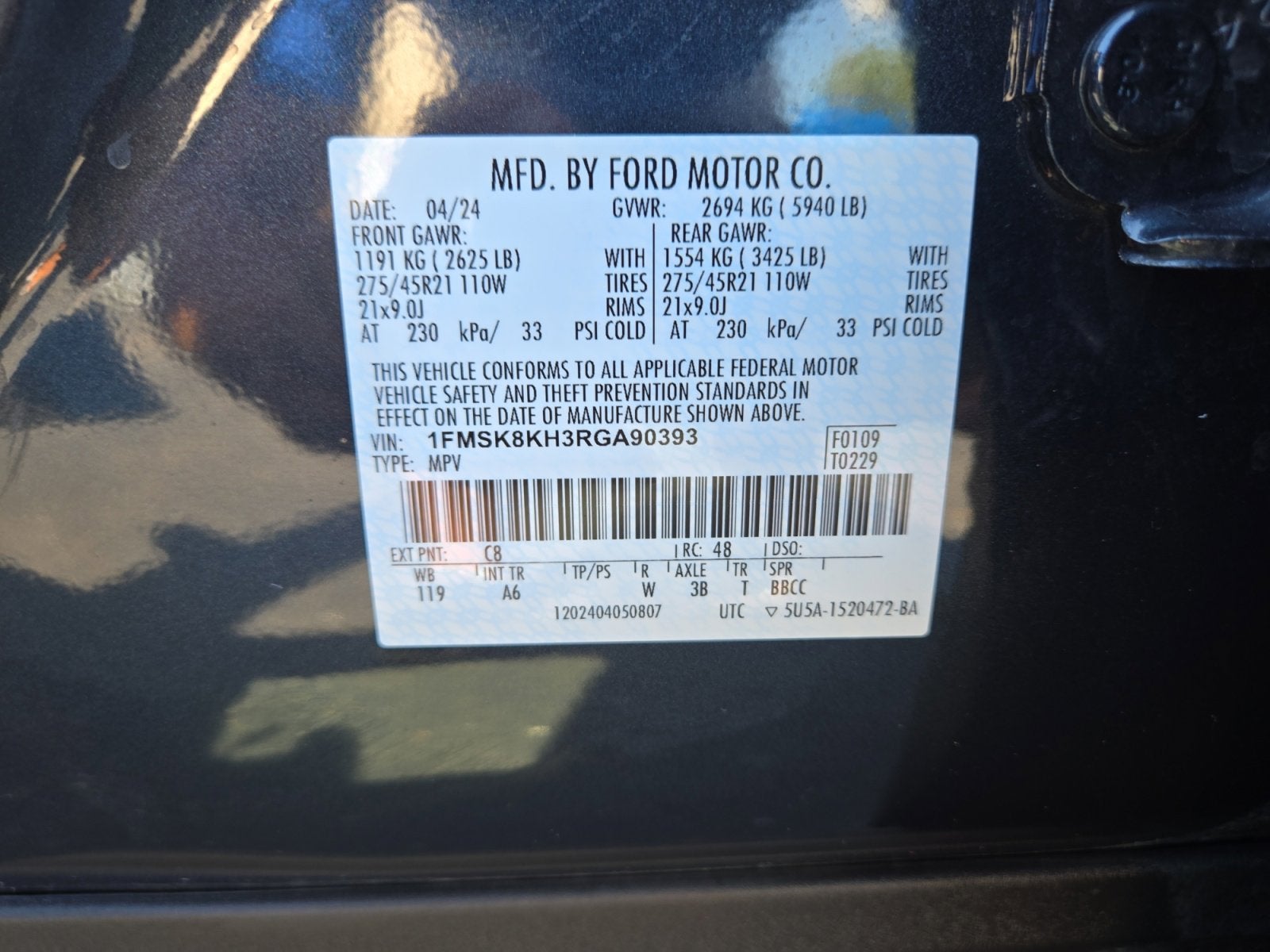 2024 Ford Explorer ST-Line